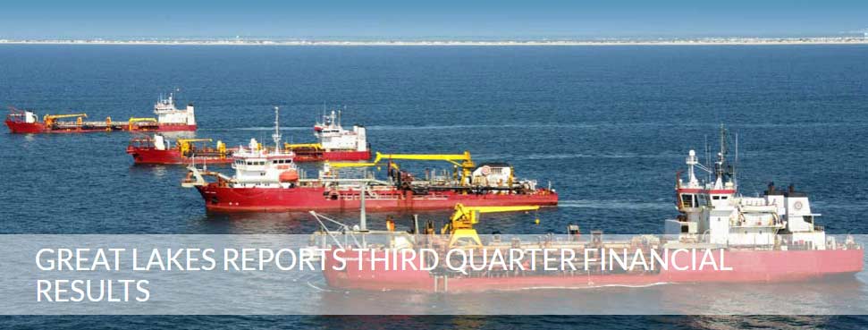 GLDD Reports Third Quarter Financial Results
