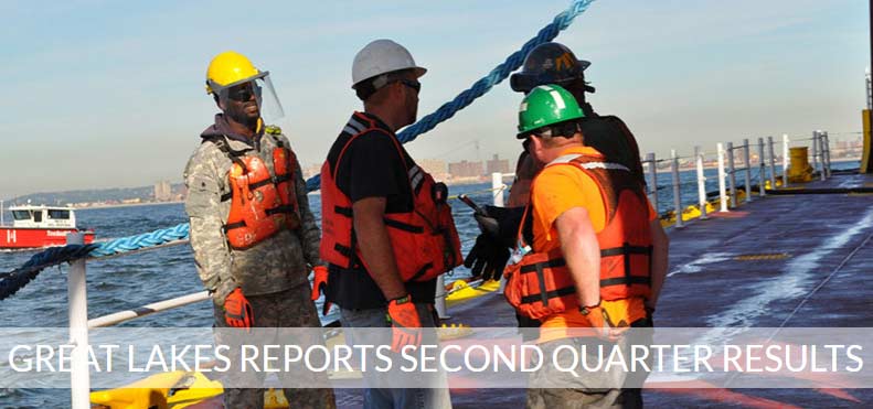 Great Lakes Reports Second Quarter Results